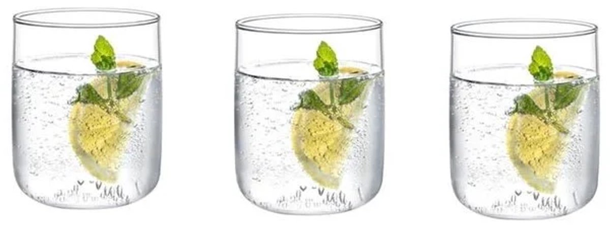 Pasabahce - drinkglazen set - Iconic - 280 ml - helder - set van 3
