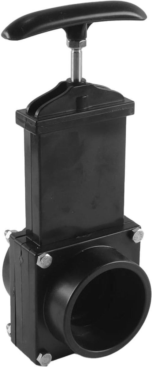Afvalwater Afvoerklep 50mm - Trek-Schuif Terugslagklep voor Caravan, Bestelbus & Boot