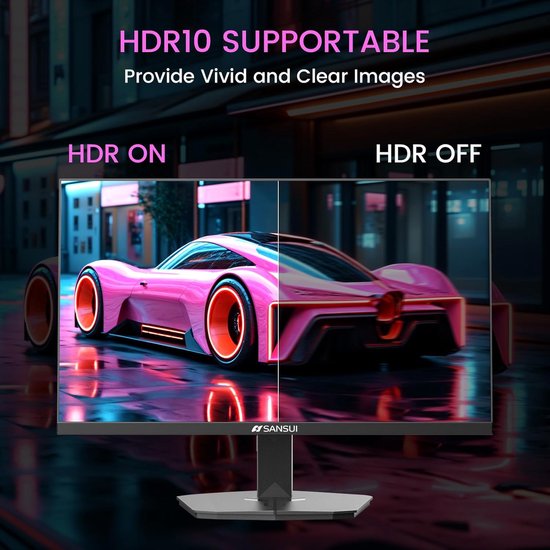 Gaming Monitor - Scherm Computer - Snelle Games - 160Hz Beeldverversing - 24 Inch - Zwart — afbeelding 4