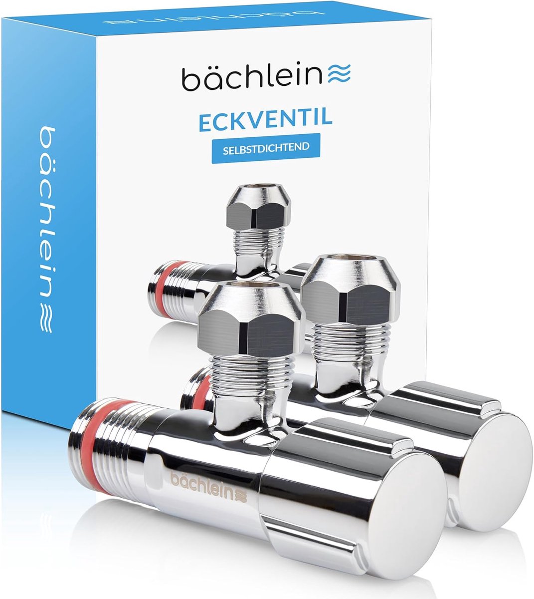 Universele Hoekafsluiter Zelfdichtend 1/2 Inch voor Warm- en Koudwaterleidingen