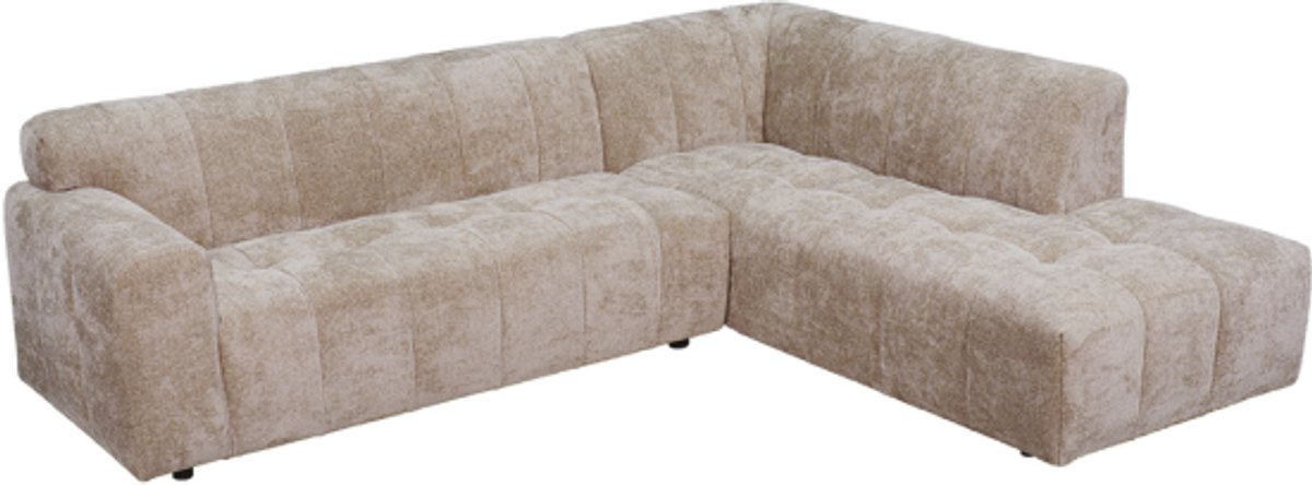 Tower Living Hoekbank Austin 2 5-AL + Ottoman R - Haga 30 beige