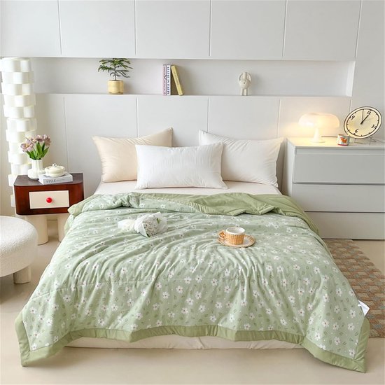 Zomerdekbed zonder Tijk - Lichtgewicht & Wasbaar Dekbed voor Zomer Koelte - 150x200 cm