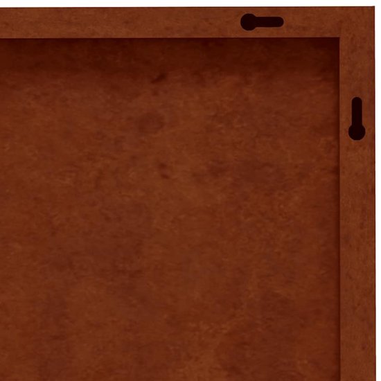 vidaXL - 3-delige - Tuindecoratieset - boomontwerp - 105x55 - cm - cortenstaal