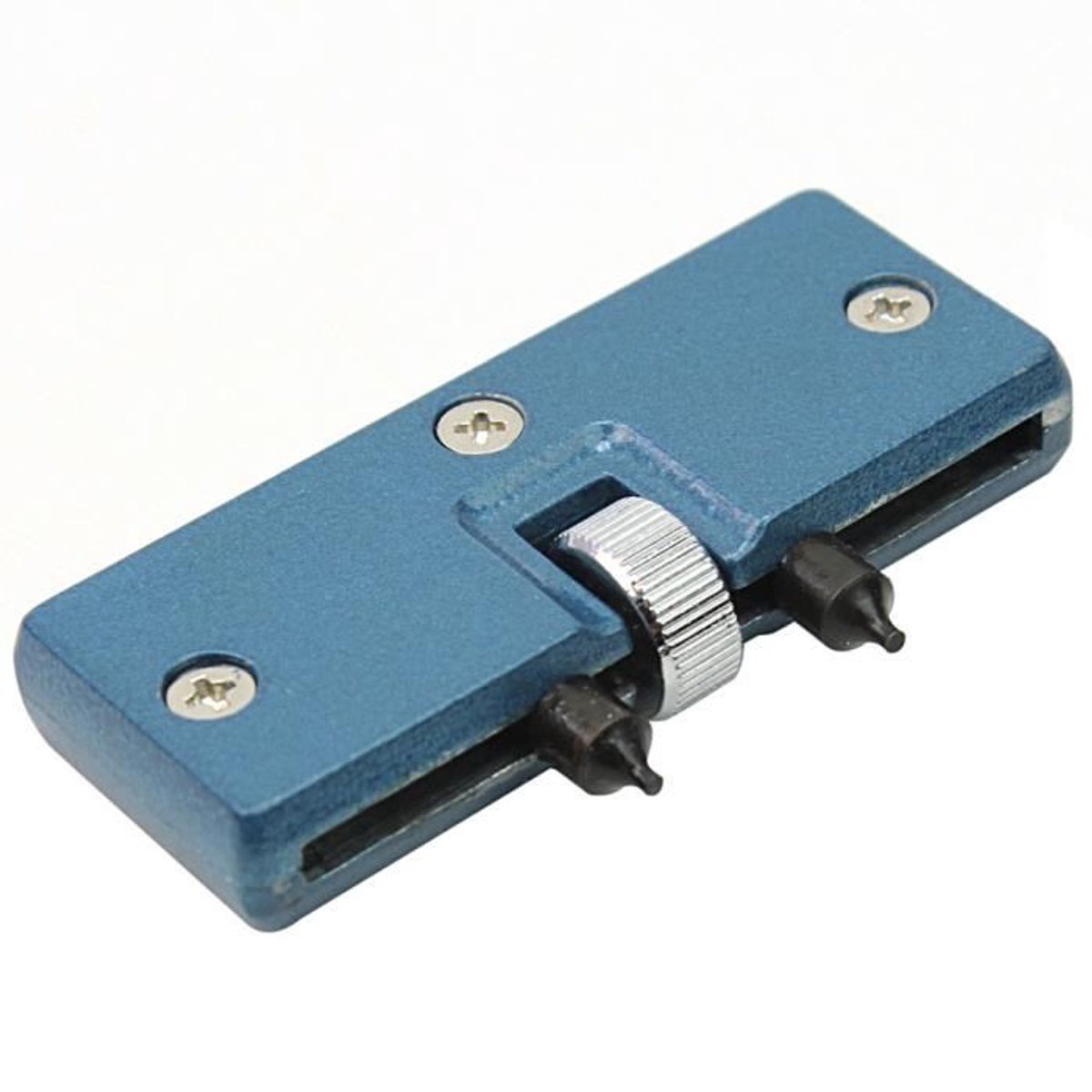 Horloge-opener - Verstelbare metalen horloge-opentrechter - 1 stuk - Voor horloges - Blauw