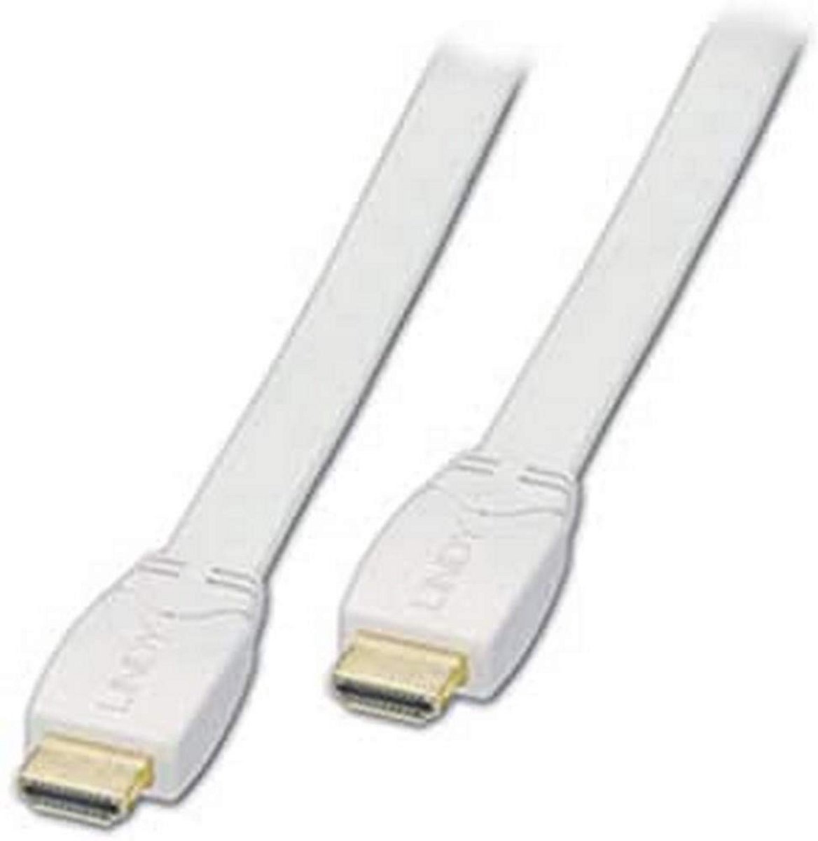 Platte High Speed HDMI Kabel Wit - 0.5 Meter - Flexibel voor TV en Projector