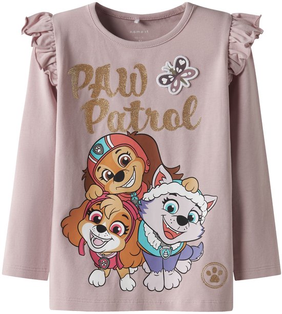 NAME IT - NMFSABINE PAW LS TOP BOX CPLG - Filles - T-shirts à manches longues