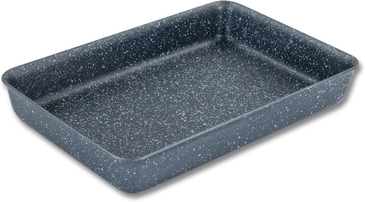 Diepe Bakplaat 30x20 cm Rechthoekig - Antiaanbaklaag & Krasbestendig