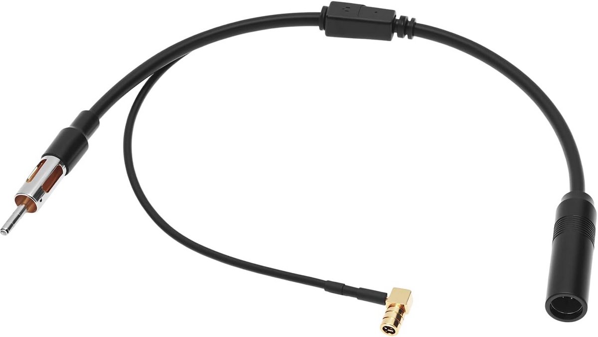DAB Auto Antenne Kabel met SMB naar DIN Stekker voor Autoradio