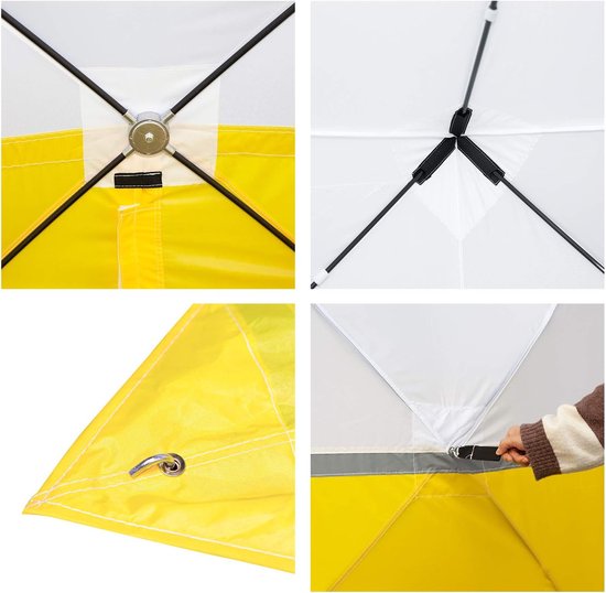Waterdichte Opvouwbare Camping Tent voor 2-3 Personen - Directe Installatie en Ideaal voor Buitenactiviteiten van Merkloos — afbeelding 2