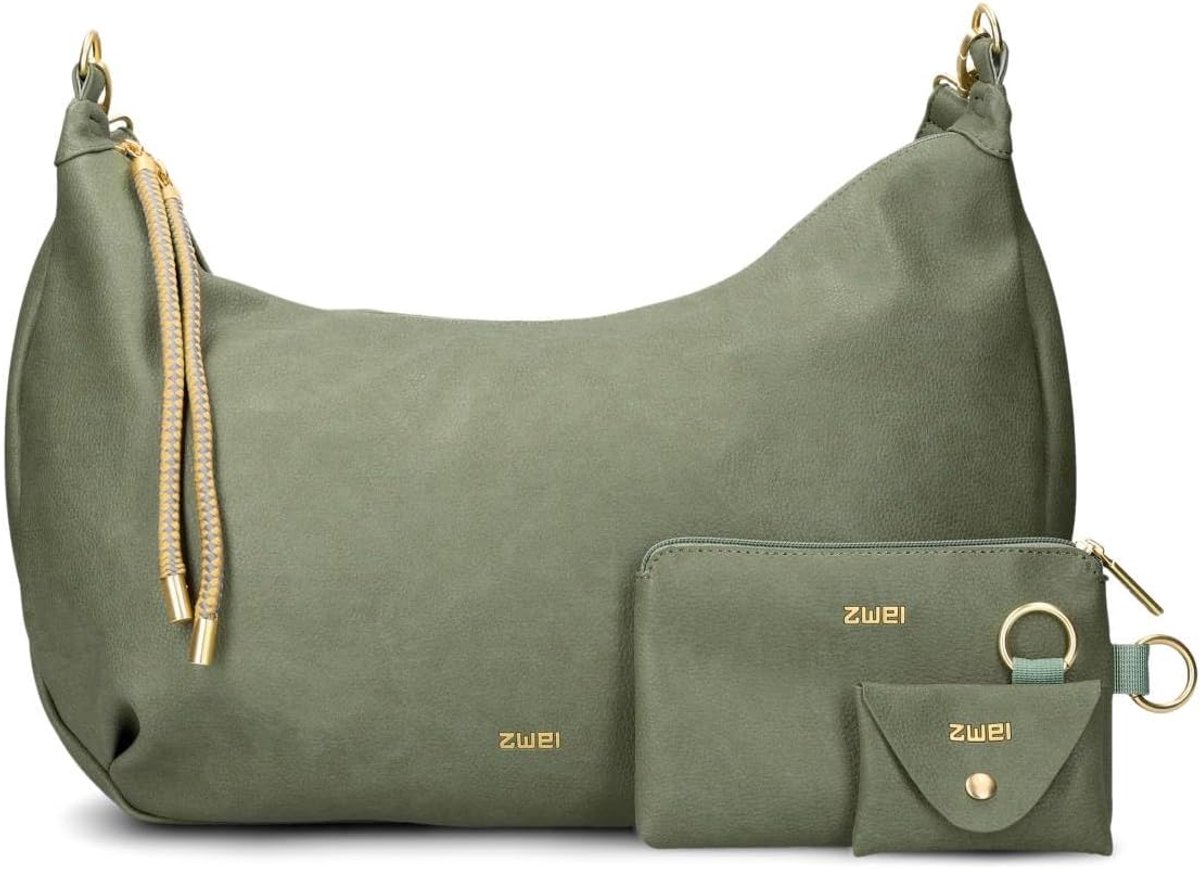 Uitbreidbare Dames Shopper Tas Set met Portemonnee en Sleutelhanger