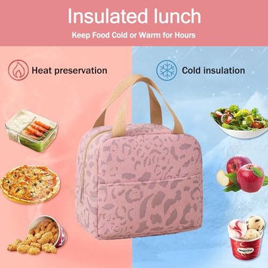 Lunchtas voor Dames en Heren - Mini Koeltas 6L - Lichtgewicht en Vouwbaar van Merkloos — afbeelding 4