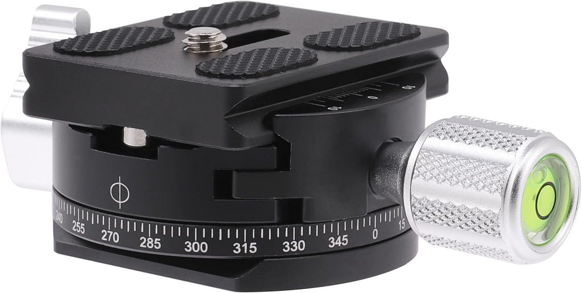 360° Draaibare Panoramakop met Arca-Swiss Snelwisselplaat voor Camera Statief en Monopod