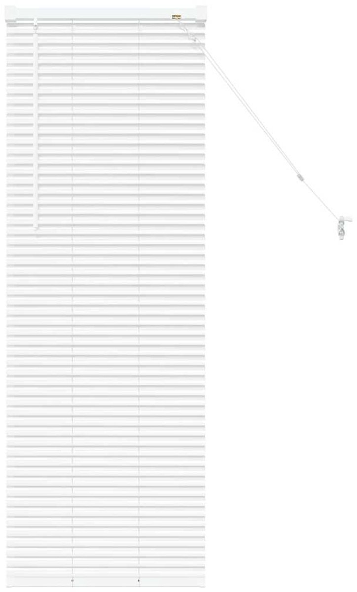 vidaXL - Venetiaanse - Jaloezieën - Wit - 130 - x - 50 - cm - Aluminium
