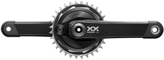 Sram Xx Eagle Spider Q174 Cl55 Dub Crankstel Met Vermogensmeter Zilver 175 mm / 32t van Sram — afbeelding 2
