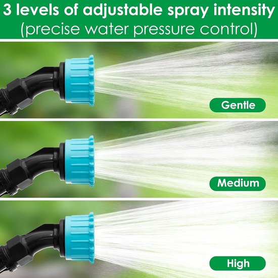 Elektrische Drukspuit op Accu met Verstelbare Sproeikoppen en Telescoopstang voor Tuin en Planten — afbeelding 4