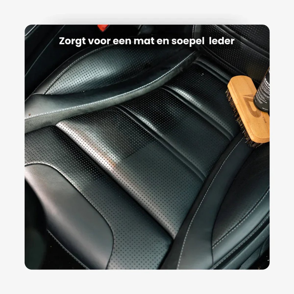 Detailrs Clean & Matt Leather Set - Leer Reiniger - Leerreiniger Auto - Alcantara Reiniger - Alcantara Borstel - Leder Reiniger Auto - Car Detailing - 200ml – foto 2