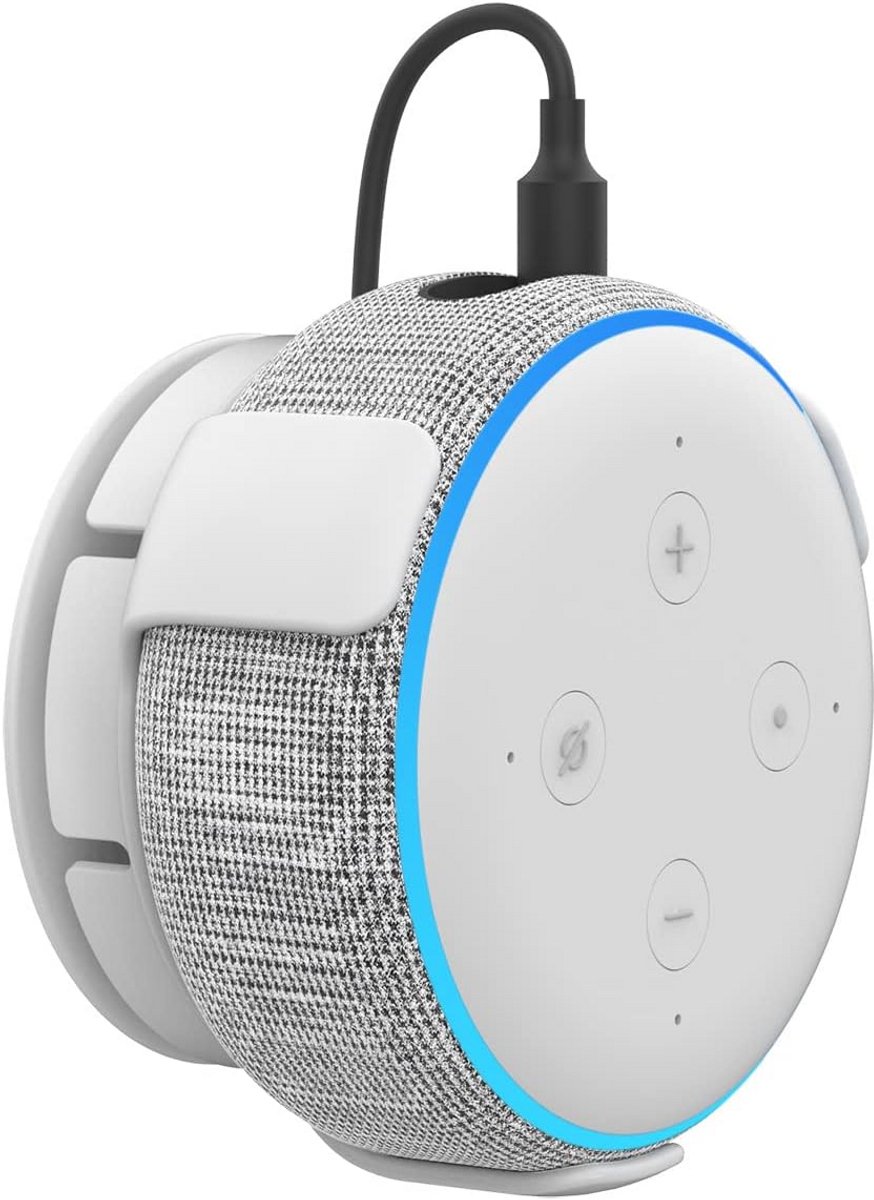 Wandhouder voor Smarthome Speaker met Kabelmanagement - Wit