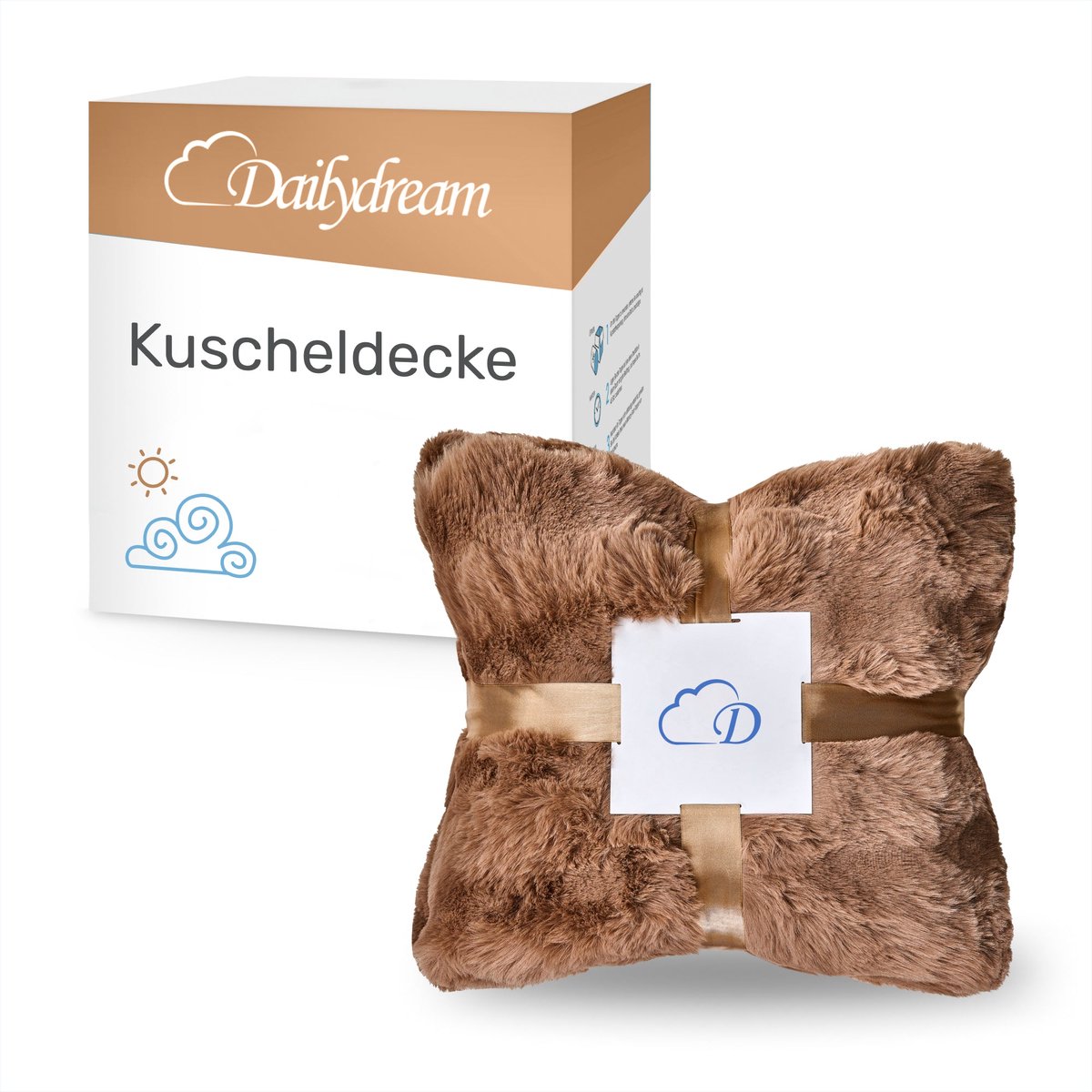 Dailydream | Verzwaringsdeken | Weiß weighted blanket - Zwaartedeken