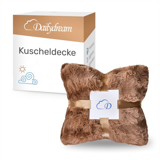Dailydream | Dailydream knuffeldeken 150 x 200 cm kameel Default Title - weighted blanket - Zwaartedeken - Verzwaarde Deken -