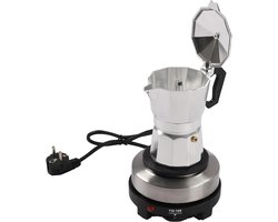 Elektrisch Espressomachine 500W voor Thuis en Kantoor - Rvs