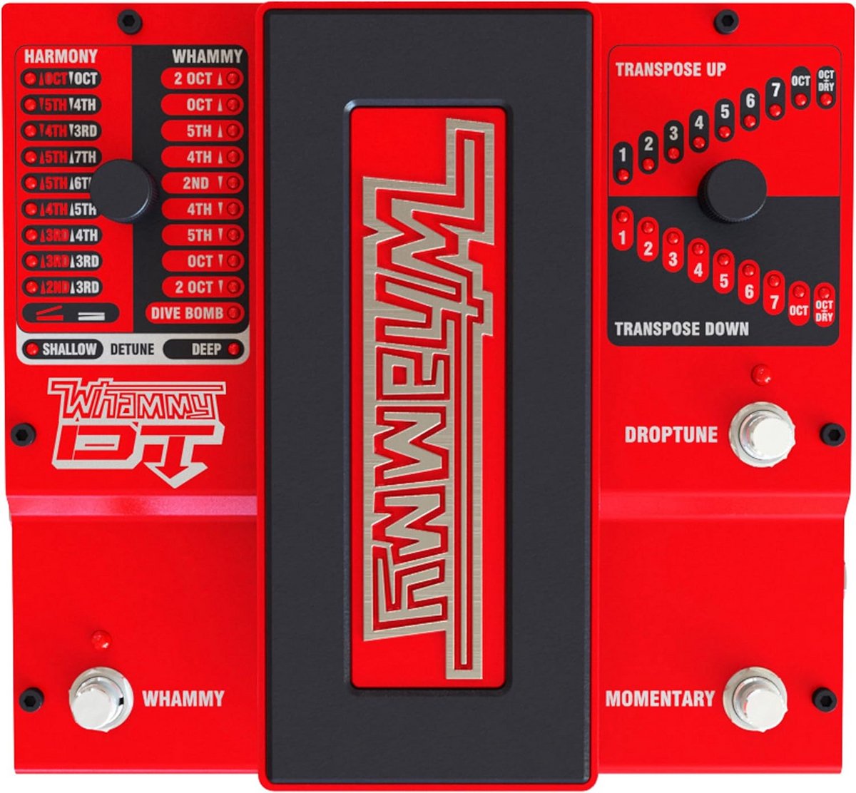 Gitaar Effectpedaal met Pitch Shifter en Drop/Raise Tuning
