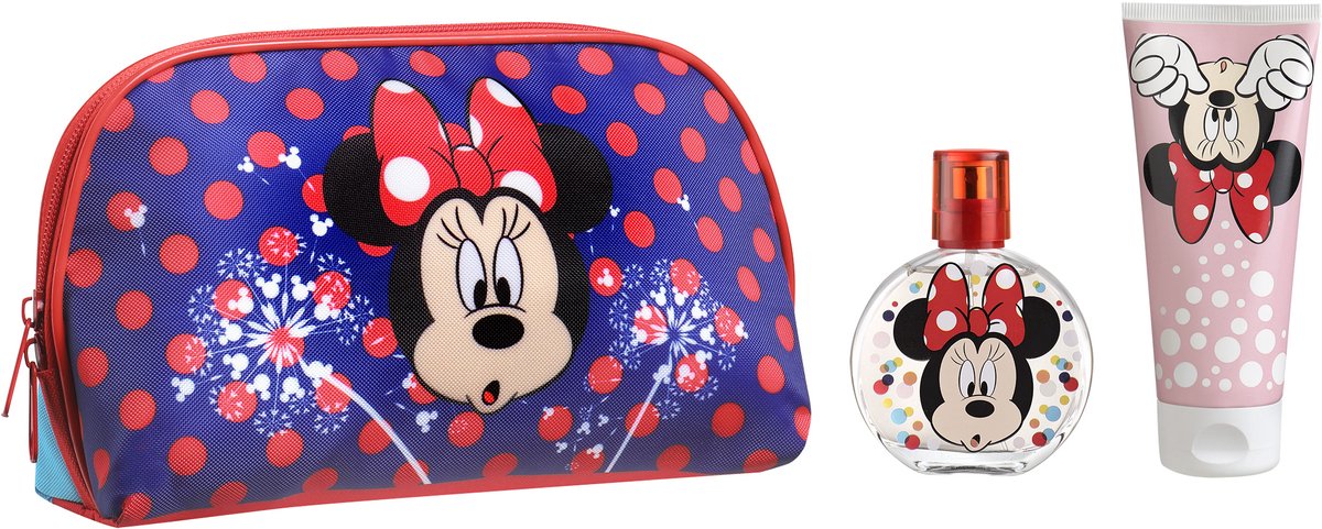 Cadeauset Minnie Junior 100/50 Ml Rood/blauw 4-delig