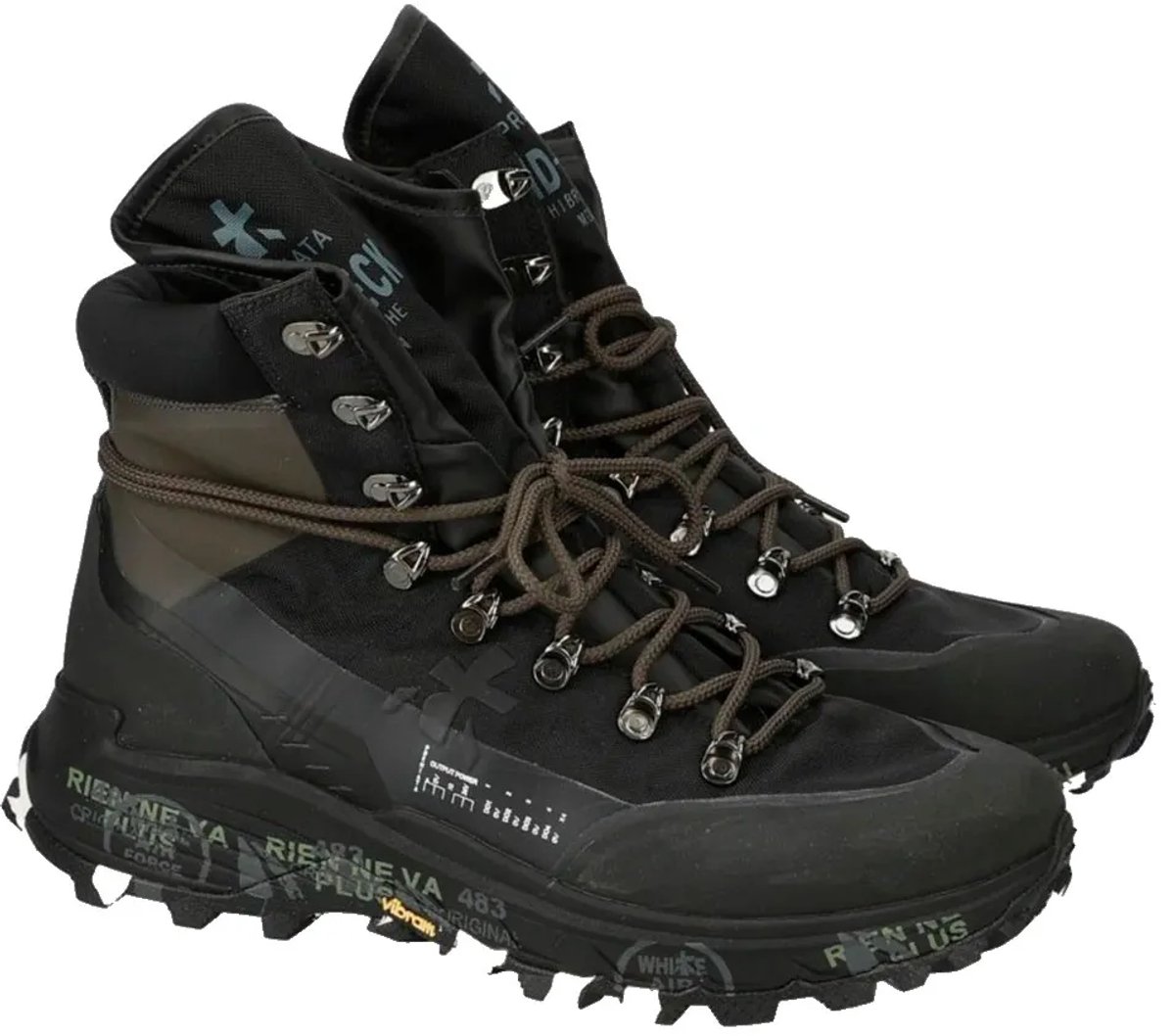 Premiata Midtreck Wandelschoenen Man Zwart