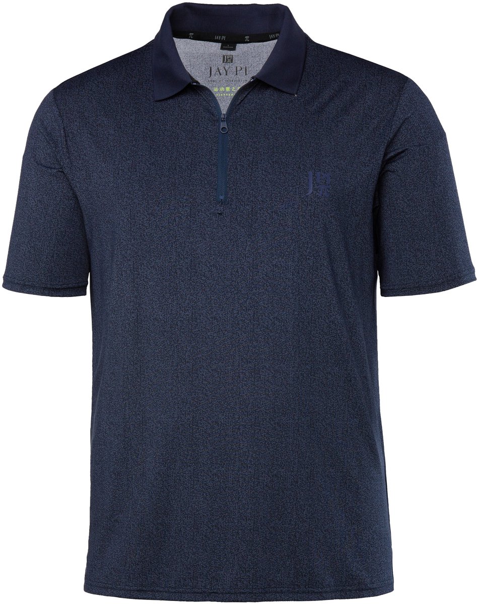 JAY-PI - Heren - Functioneel poloshirt tennis FLEXNAMIC® halve mouw - Donkerblauw - Maat XL