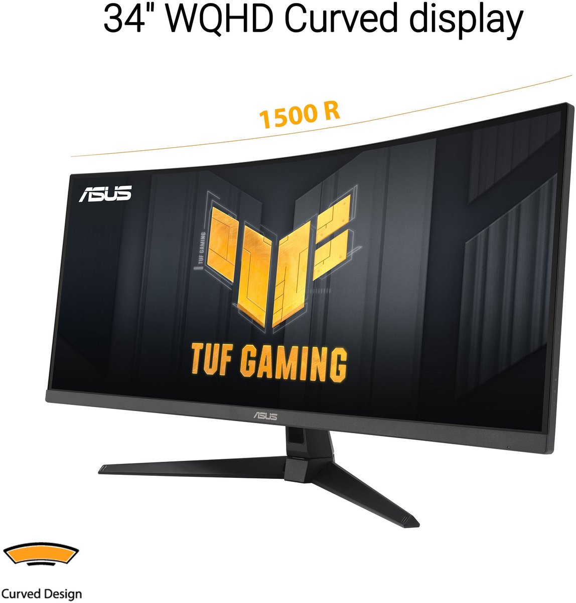 ASUS TUF Gaming VG34VQ3B - WQHD Ultrawide Gaming Monitor - afbeelding 2