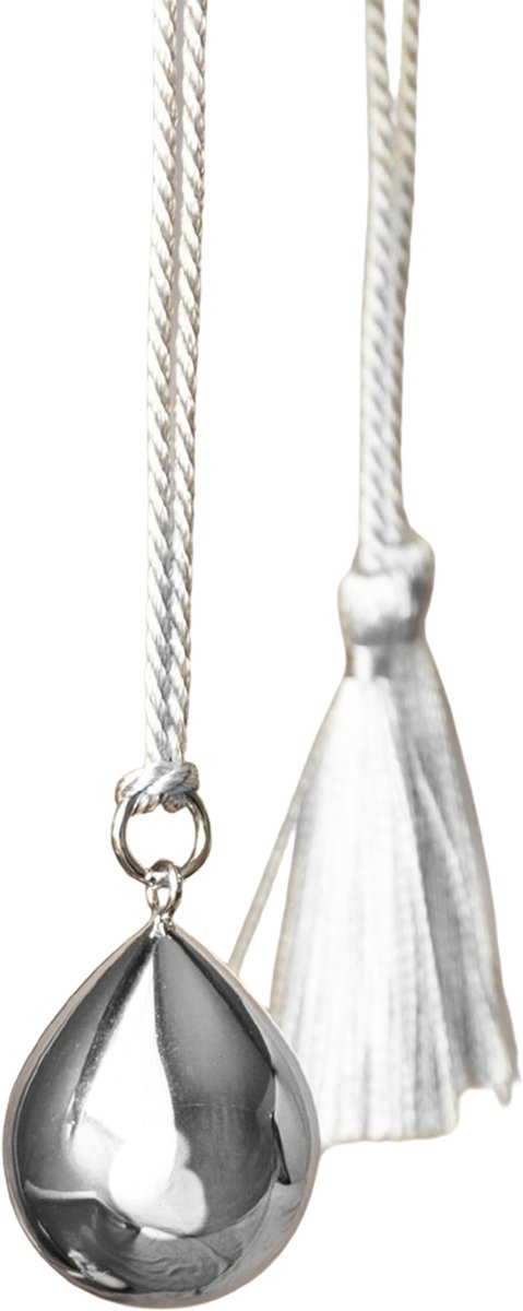 Bola Zwangerschapshanger Incl. Koord - Satin Drop - Zilver