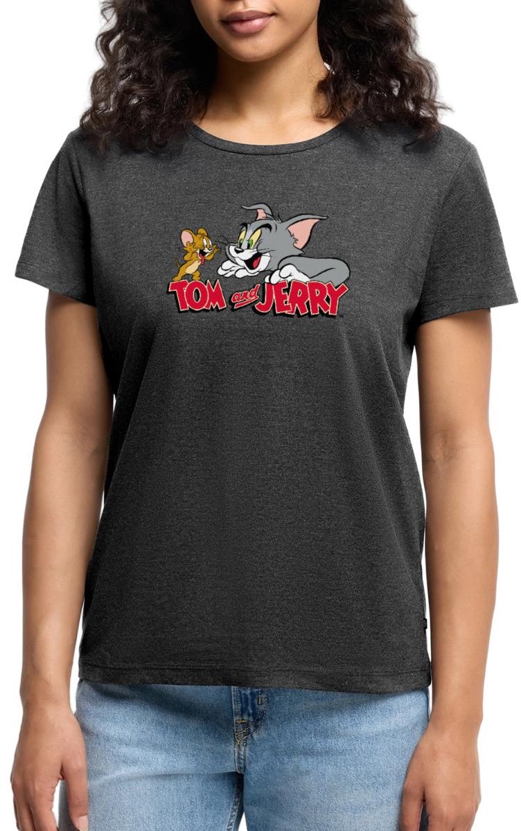 Tom En Jerry Vang Me Maar Premium T Shirt Dames