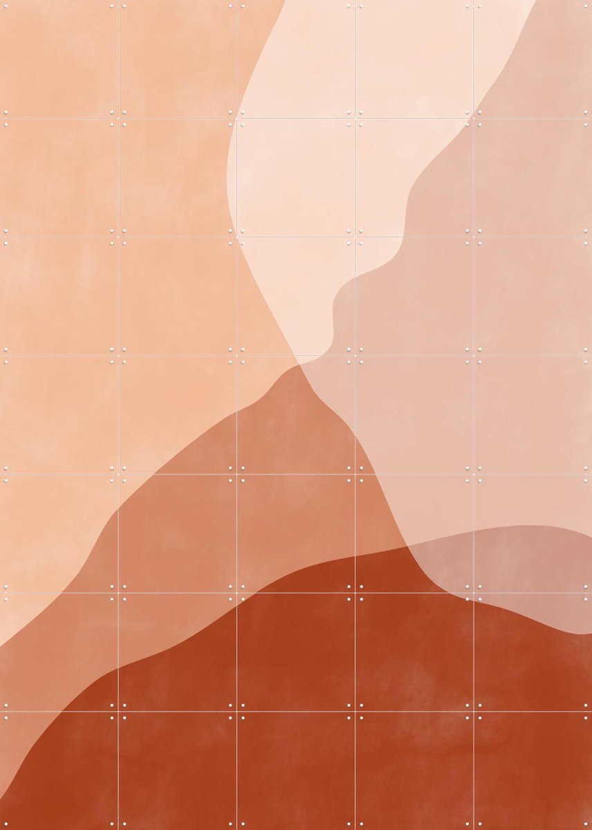 IXXI Autumn Layers, Elena Ristova & Various - 100 x 140 cm - Gratis ophangtool - Grote wanddecoratie en posters - Minimalisme, Grafisch Ontwerp