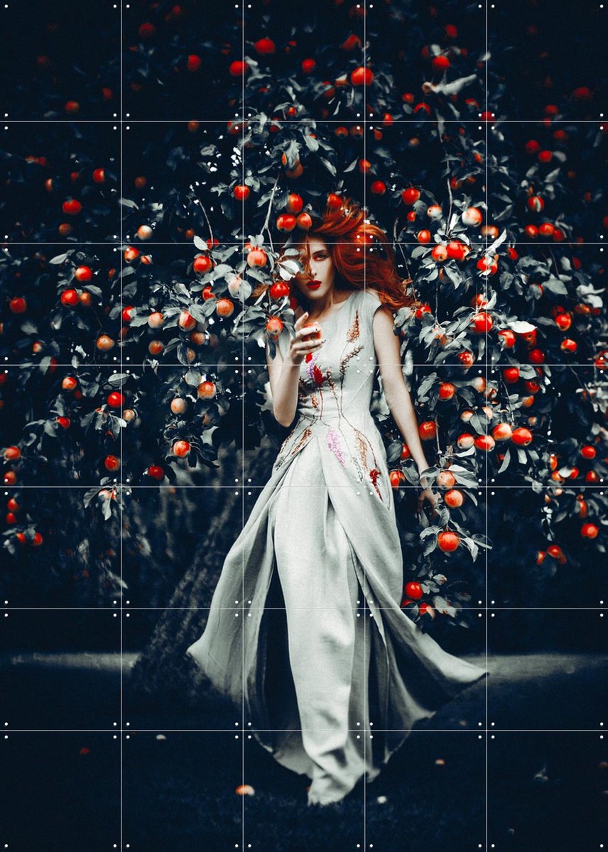 IXXI God planted a Garden in Eden, Ruslan Bolgov & Various - 100 x 140 cm - Gratis ophangtool - Grote wanddecoratie en posters - Fotografie