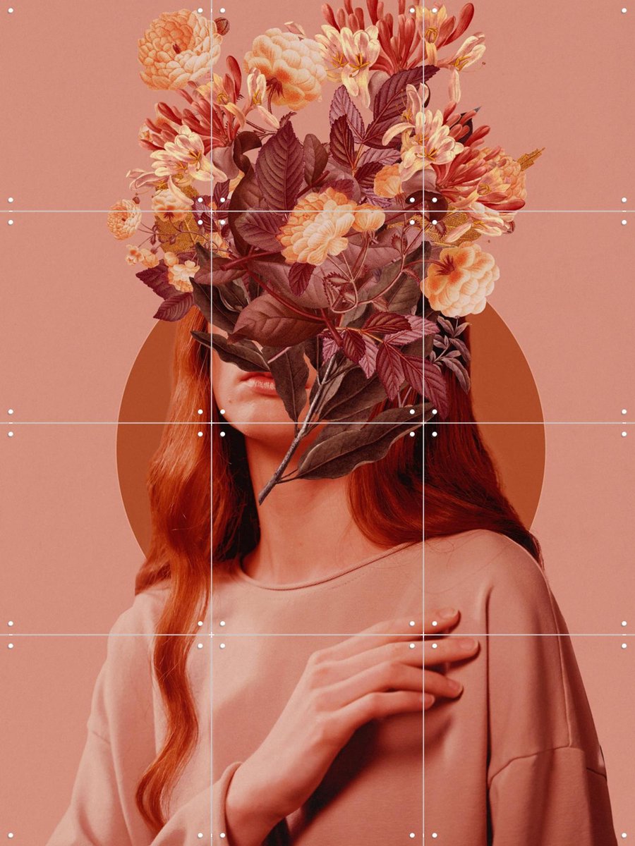 IXXI Copper Sensitivity, Frank Moth - 60 x 80 cm - Gratis ophangtool - Grote wanddecoratie en posters - Grafisch Ontwerp, Digitale Kunst, Surrealisme