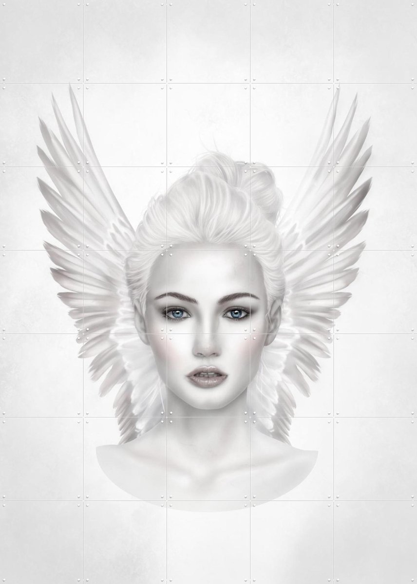 IXXI Angel-like, Erik Andreas - 100 x 140 cm - Gratis ophangtool - Grote wanddecoratie en posters - Digitale Kunst, Illustraties, Slaapkamer