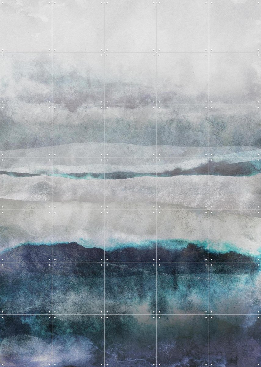 IXXI Watercolors 29, Mareike Böhmer - 100 x 140 cm - Gratis ophangtool - Grote wanddecoratie en posters - Aquarel, Abstract, Slaapkamer, Woonkamer