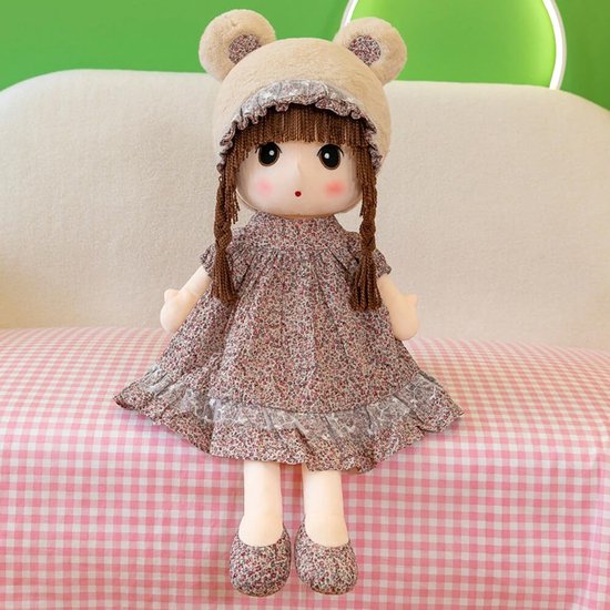 Pluchen Prinsespop 50 cm - Ragdoll Fee in Meerdere Kleuren - Zachte Knuffel voor Kinderen van Merkloos — afbeelding 4