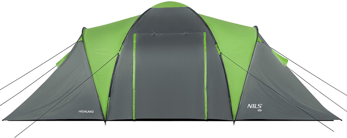 Nils Camp Highland Serie - Camping Tent - Waterdicht - UV-bestendig - Voor 6 Personen