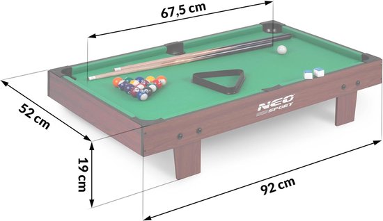 Compacte Mini Tafeltennistafel voor Kinderen en Volwassenen - Incl. Accessoires — afbeelding 4