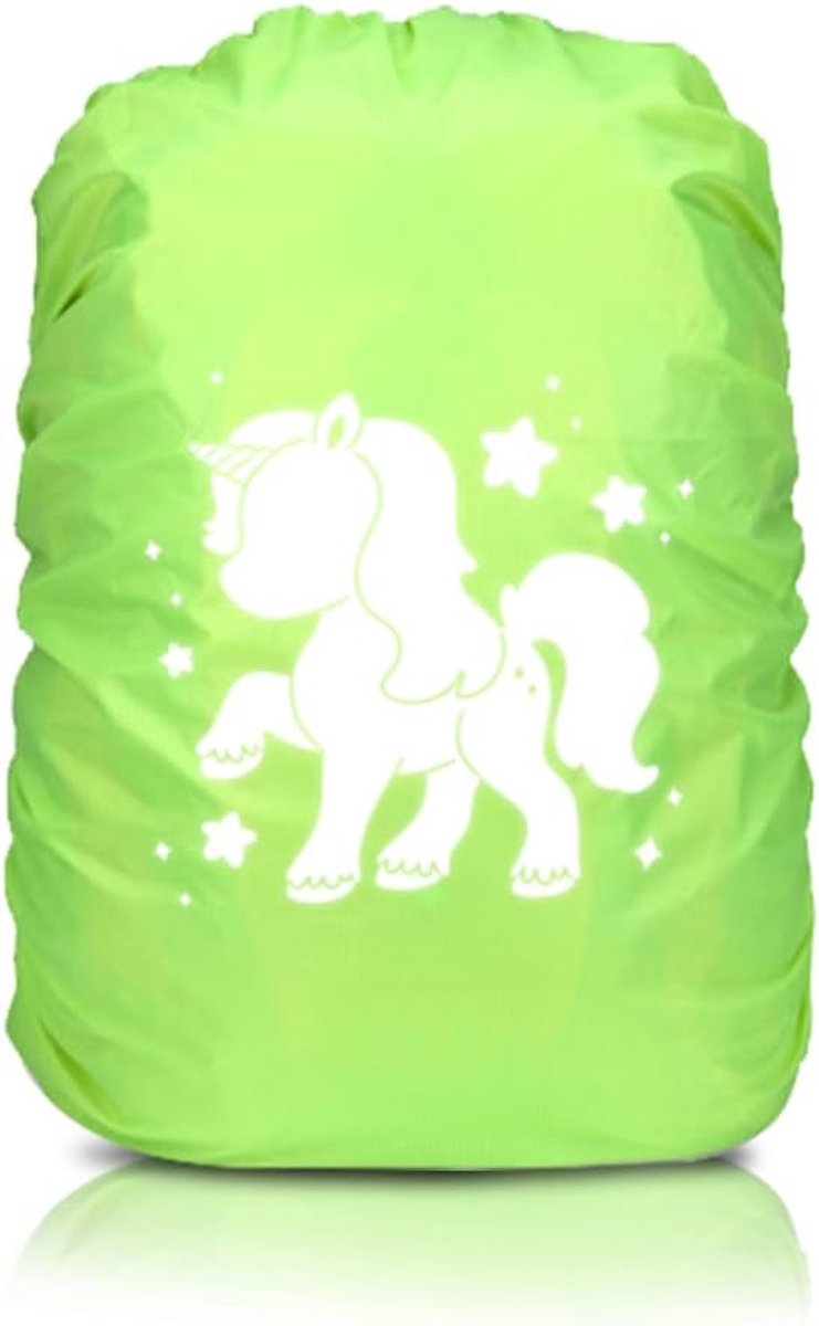 Waterdichte Backpack Regenhoes 35L - Reflecterend & Veilig voor Schooltas en Rugzak