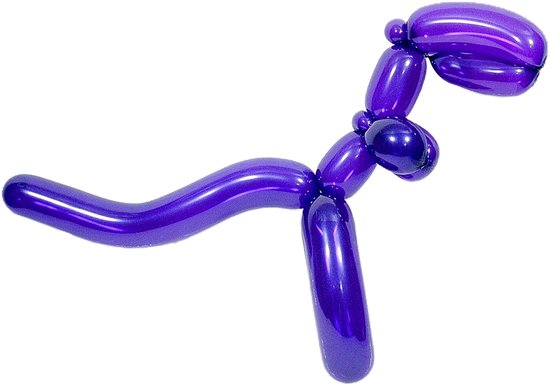 Modelleer ballonnen - 20x stuks - mix kleuren - inclusief gebruiksaanwijzing - feestartikelen