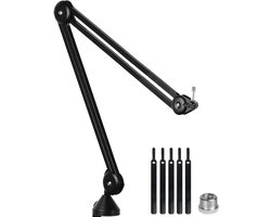 Microfoon Boomarm 2e Generatie met Anti-Schud Bureauklem voor Blue Yeti en Andere Microfoons
