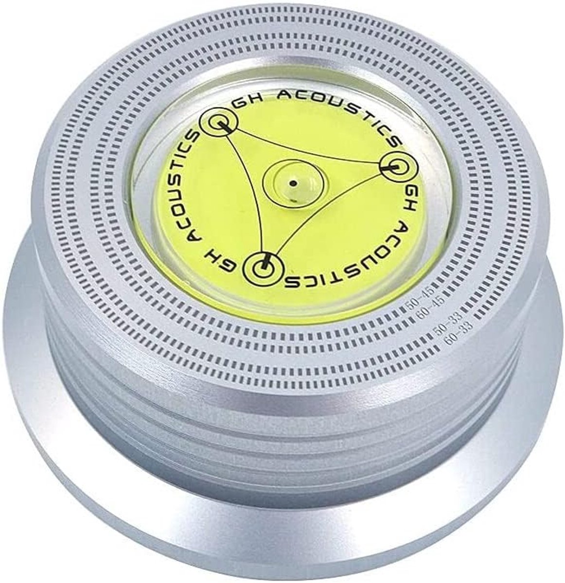 Recordstabilisator voor LP-draaitafel - zilver