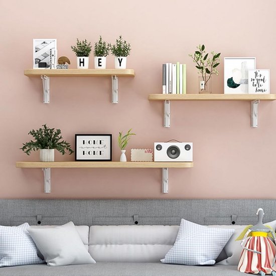 Zwevende Opklapbare Wandtafel - Opvouwbaar Bureau/Eettafel Hout — afbeelding 2