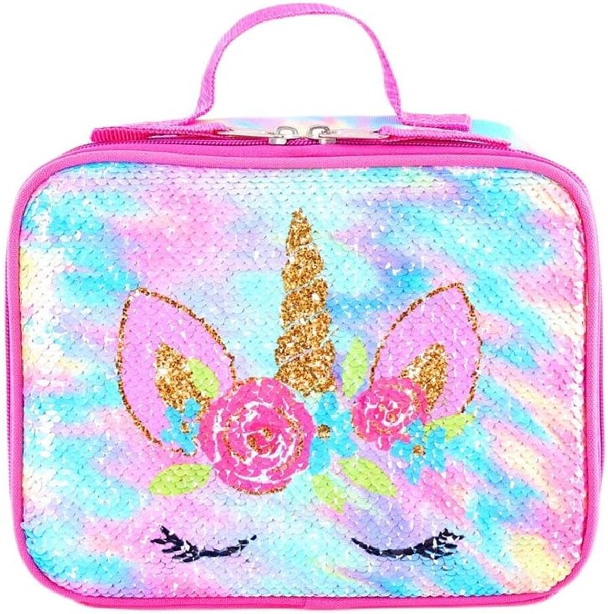 Pailletten Lunchbox met Flip-Kleurverandering