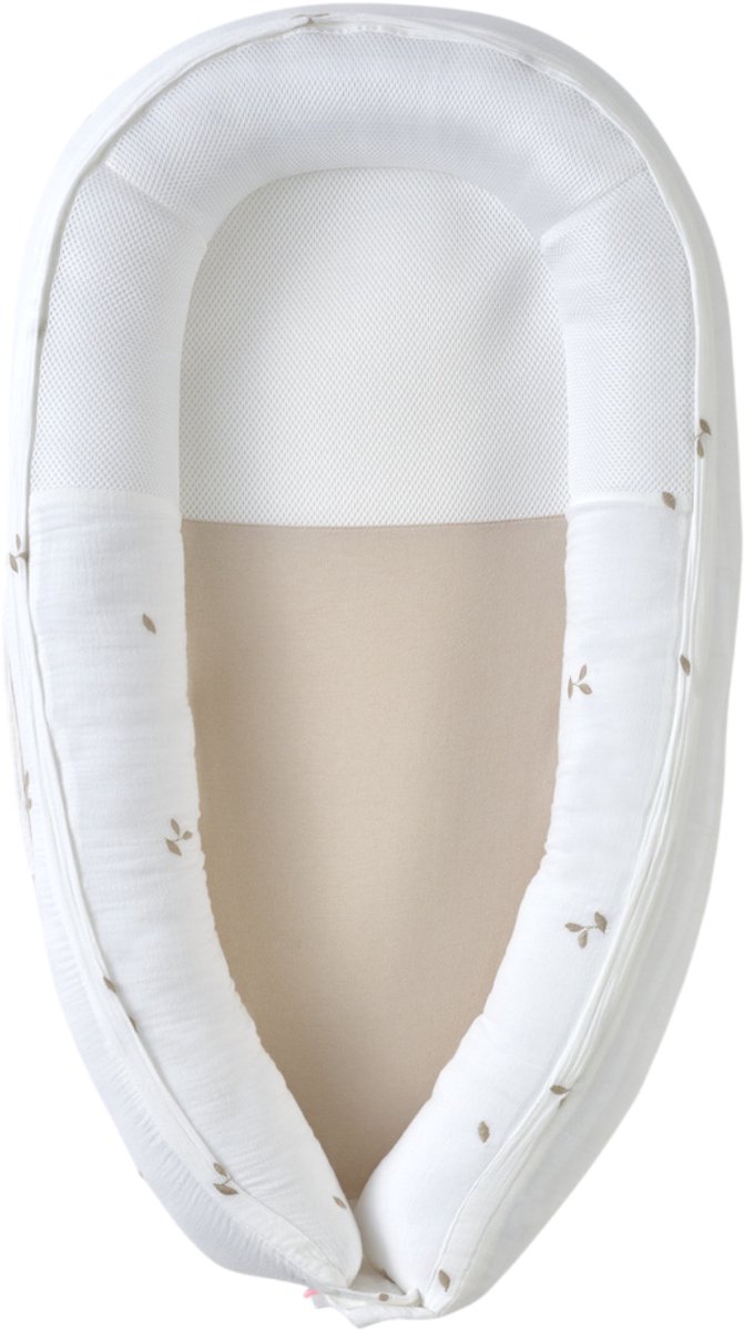 Noukie's F&O Babynest - Mousseline Wit