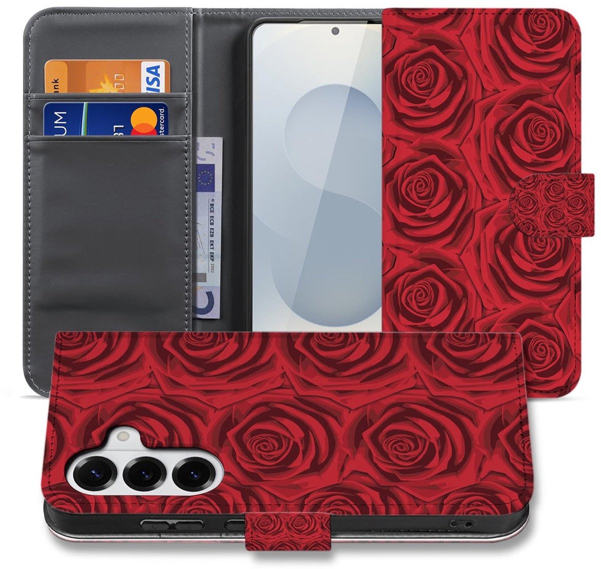 Samsung Galaxy S26 Telefoonhoesje Red Roses