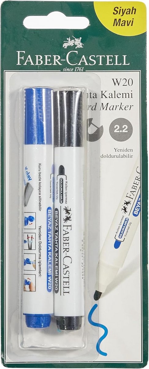 Whiteboard-marker set - 2 stuks