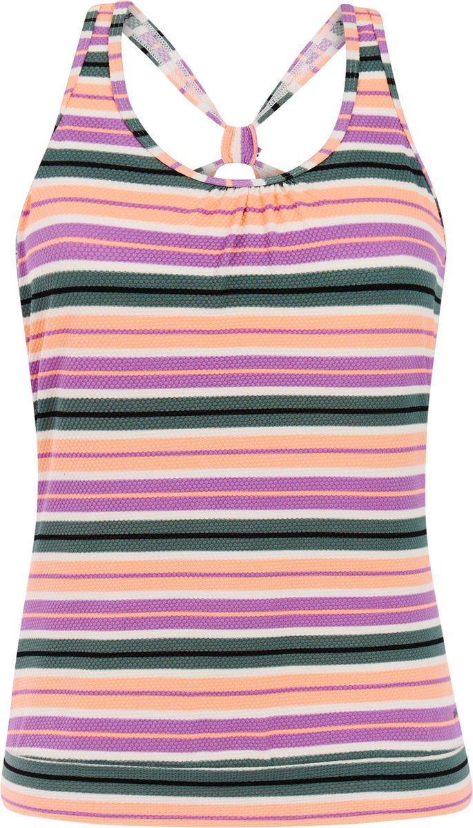 Protest MIXZester Tankini top Dames Normale pasvorm Uitneembare vulling Paars