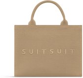 SUITSUIT Reistas - Weekendtas dames - Reistas handbagage 21x25.5x12.5 cm - Sporttas dames - Fusion Reistas handbagage Iced Coffee - Beige
